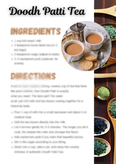 Pakistani Tea Recipes