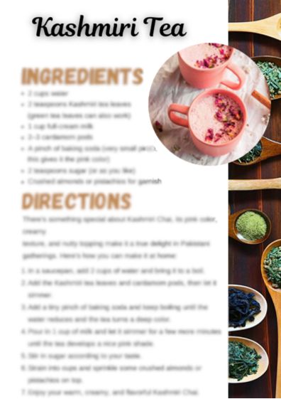 Pakistani Tea Recipes